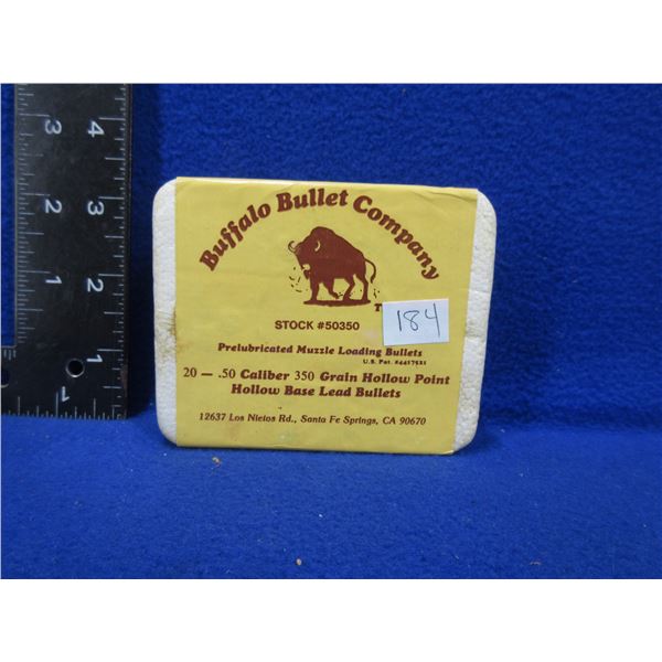 50 Cal. 350gr HP Hollow Base Bullets - Buffalo Bullet Co.