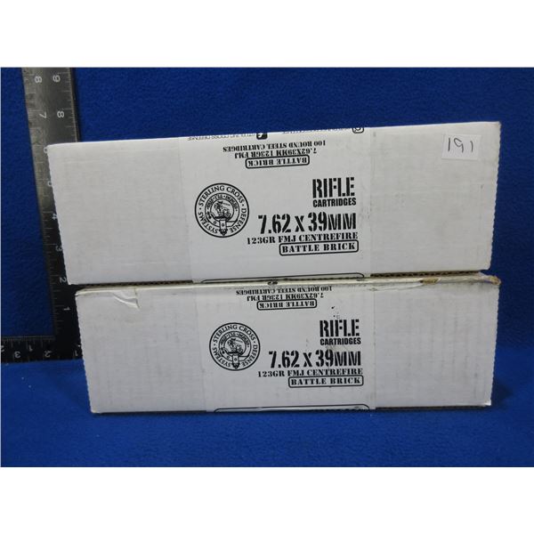 7.62X39 123gr FMJ Russian Surplus Cartridges