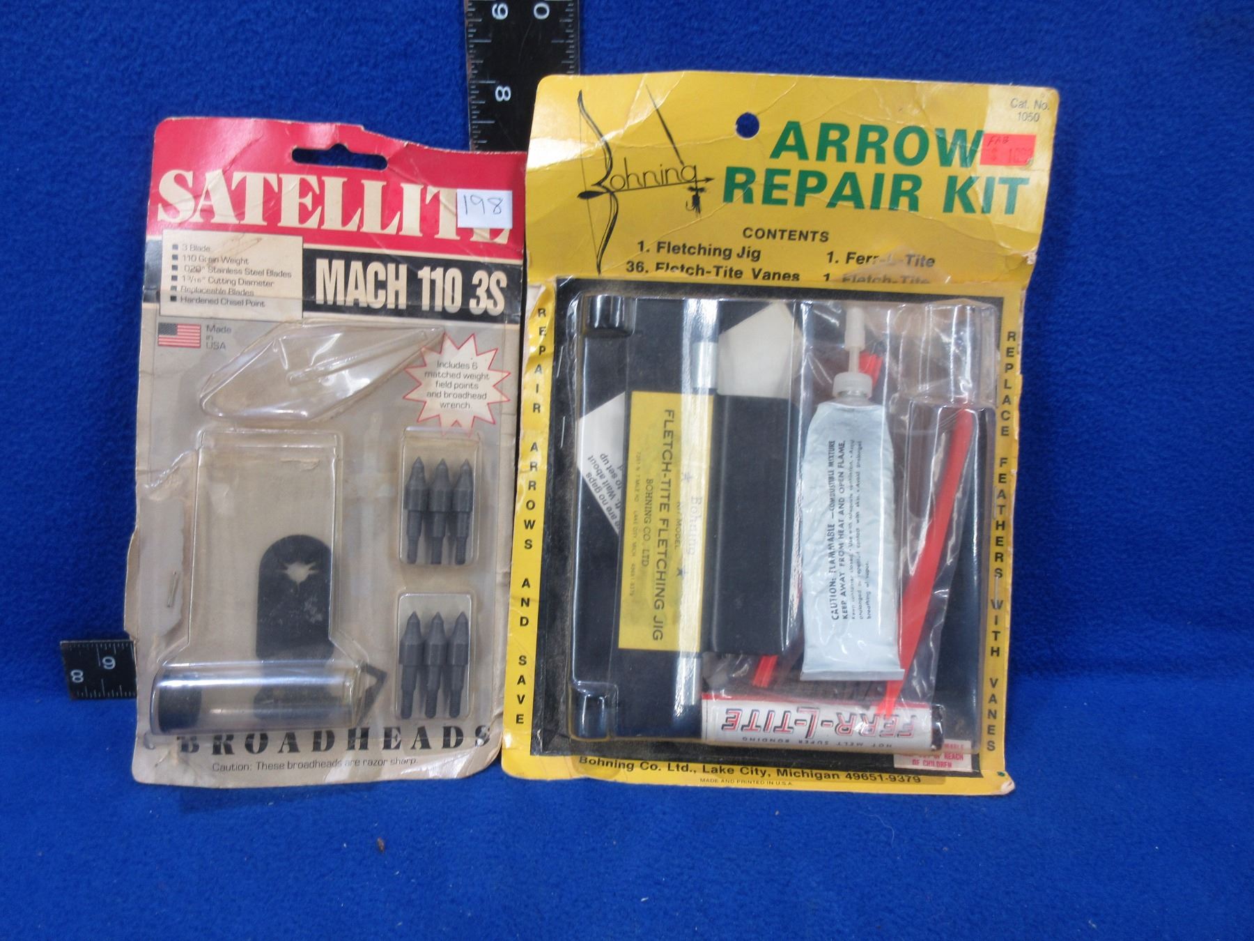 Arrow Repair Kit and Satellite Mach 110 3S Broadheads