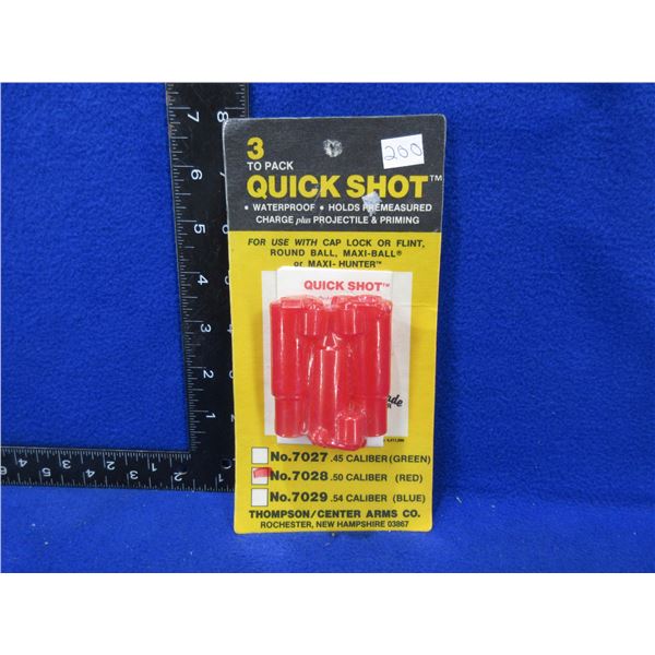 50 Cal. Quick Shot 3 Pack - Thompson/Center Arms Co.