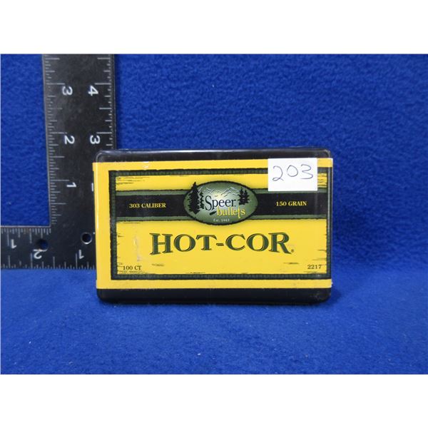 303 Cal. .311" 150gr HCSP Speer Hot-Cor Bullets
