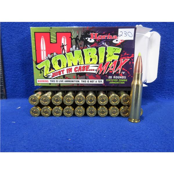 308 Win. 168gr Z-Max Hornady Zombie Max Cartridges