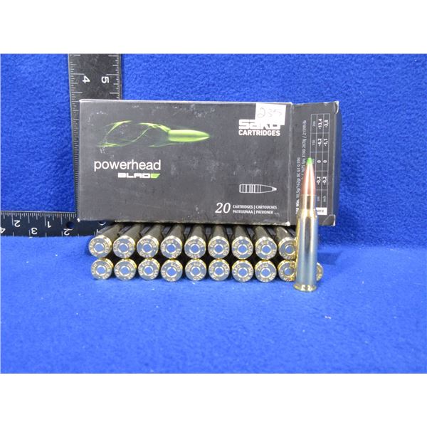 308 Win. 162gr Sako Powerhead Blade Cartridges