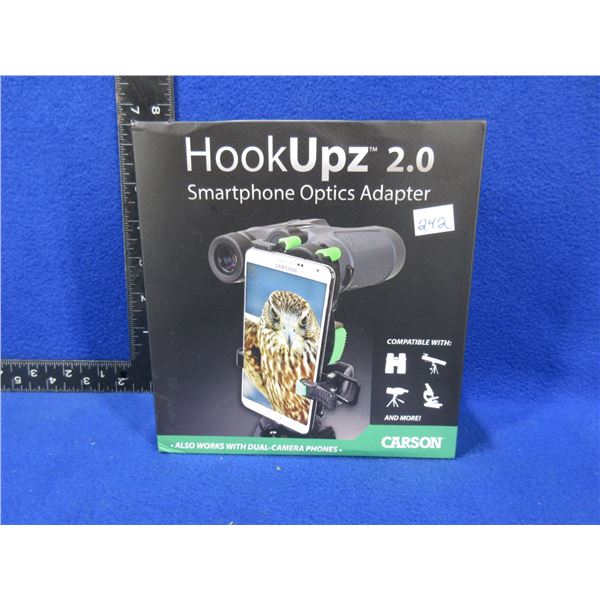 NEW - Carson HookUpz 2.0 Smartphone Optics Adapter