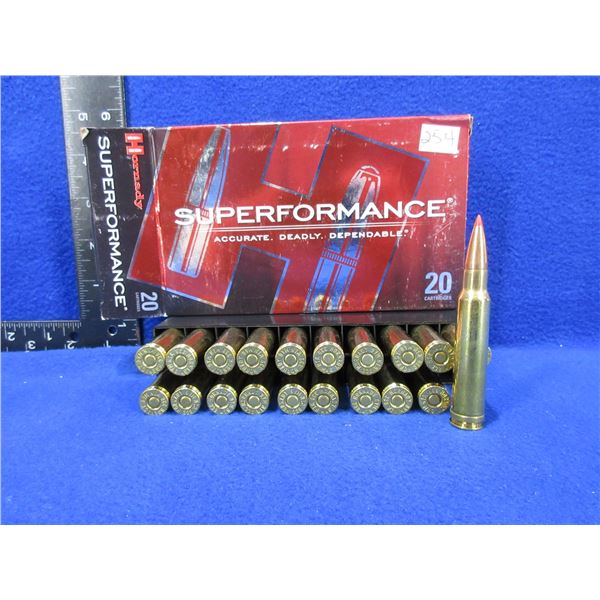 338 Win. Mag 185gr GMX Hornady Cartridges - Box of 20