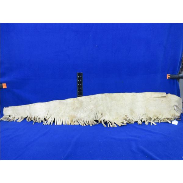 Leather Rifle Case with Fringe 44" Long