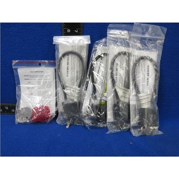4 Cable Locks and 1 Trigger Lock