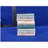 Image 2 : 7.62X39 SP Military Cartridges - 2 Boxes of 20, Box of 14