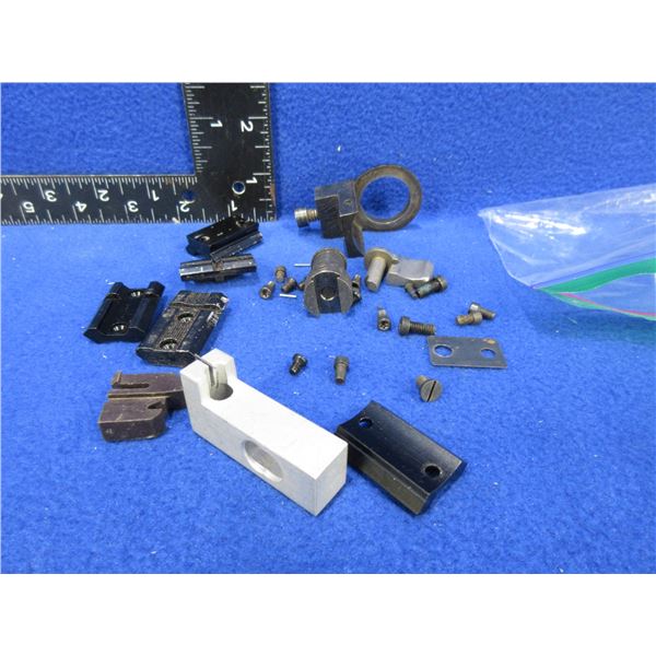 Lot of Weaver Bases, Screws and Assorted Gun Parts