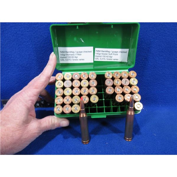7MM Rem. Mag Reloads - Case-Gard Tub of 41