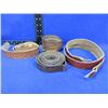 Image 1 : Lot of 4 Leather Slings - 47", 36", 35", 82"