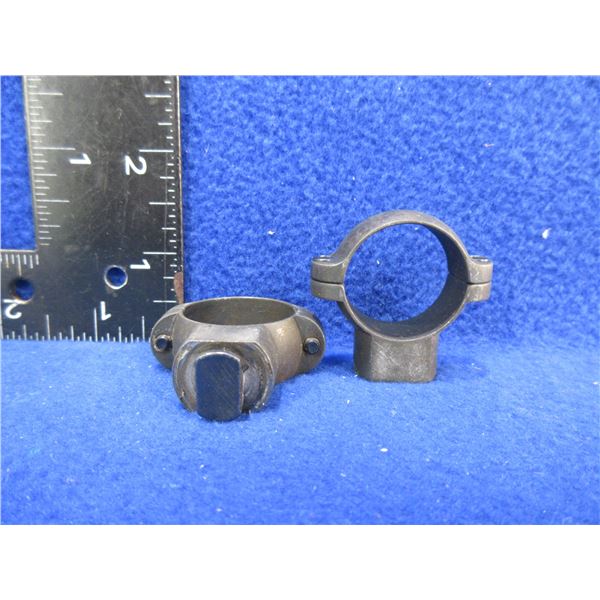 1" High Scope Rings - Twist on Style