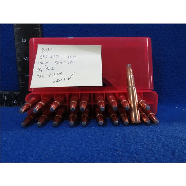 30-30 Win. Reloads - Tub of 20 - Sold as Components