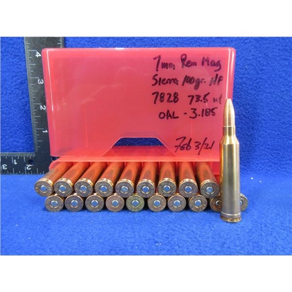 7MM Rem. Mag Reloads - Case-Gard Tub of 20