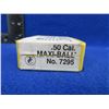 Image 2 : 50 Cal. 370gr Maxi-Ball Thompson/Center Bullets - Box of 17