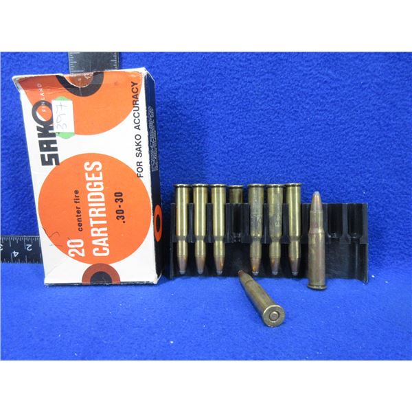 30-30 Cal. 155gr SP FJ Sako Cartridges - Box of 15
