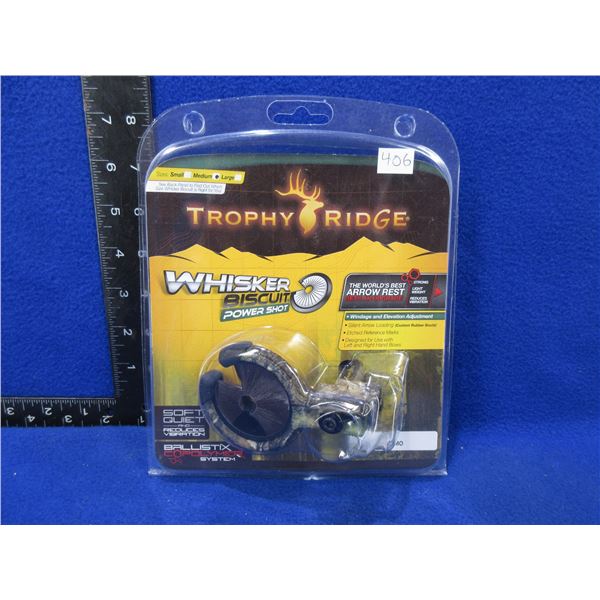 NEW -Trophy Ridge Whisker Biscuit Power Shot Arrow Rest
