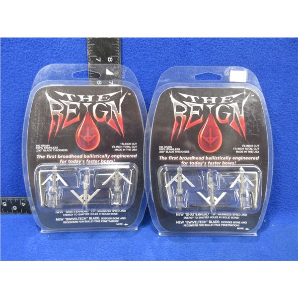 NEW - The Reign Broadhead Hunting Arrow Tips