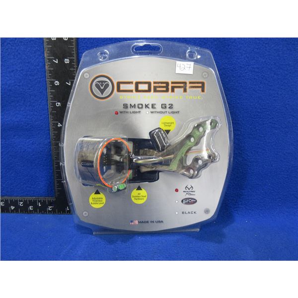 NEW - Cobra Archery Smoke G2 5 Pin Sight with Light