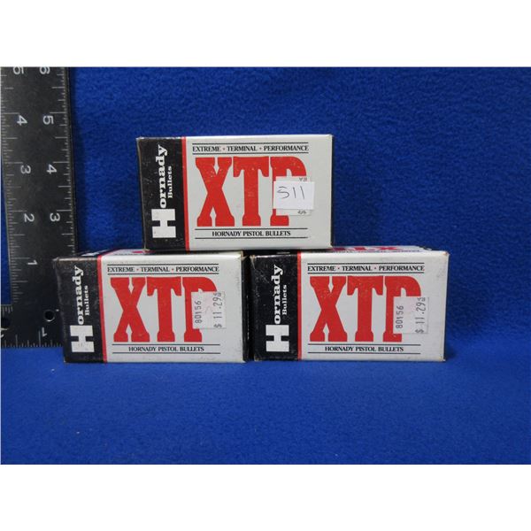 9MM 115gr HP/XTP Hornady Bullets - 3 Sealed Boxes of 100