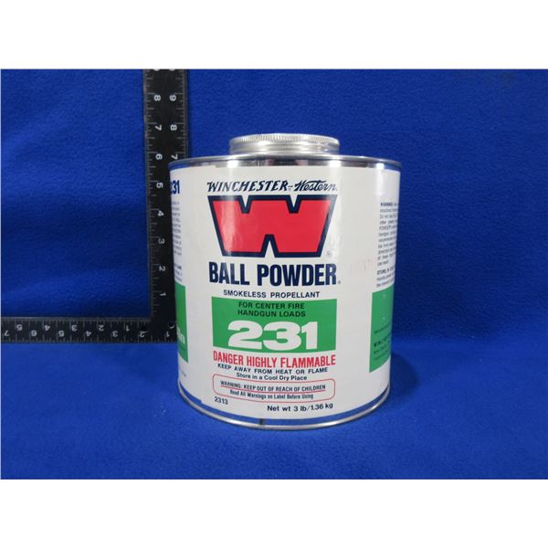 Winchester Ball Powder 231 - 1 Kg Including Tin