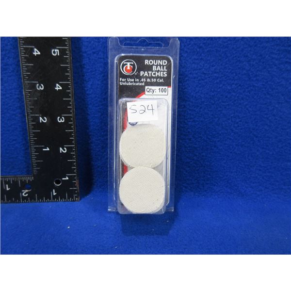 45/50 Cal. Thompson/Center Round Ball Patches