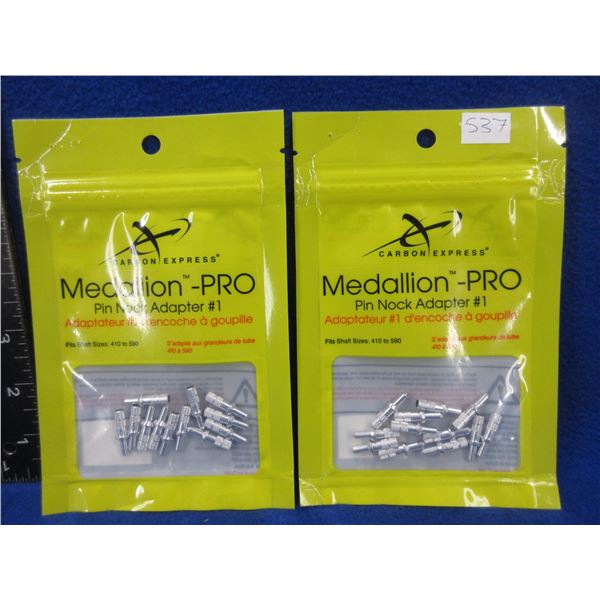 NEW - Carbon Express SOMA Pin Nock #1 - 2 Packs of 12