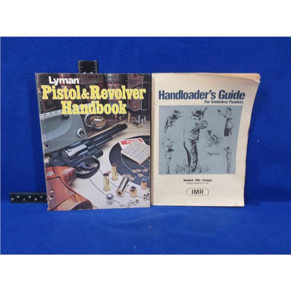 2 Books - Lyman Pistol & Revolver Handbook, IMR Handloaders