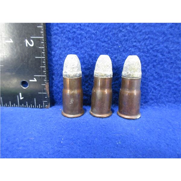 Collector Ammo - 3 Cartridges - 56-46 Spencer Rimfire