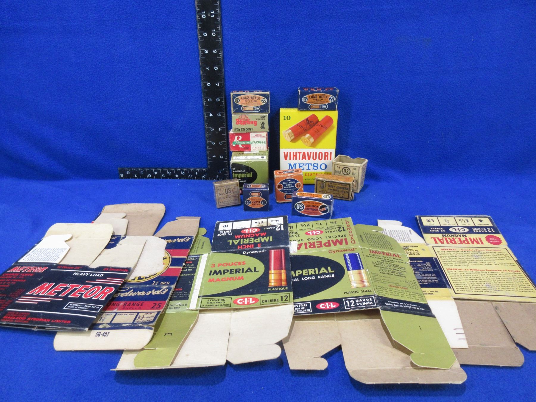 17 Assorted Empty Collector Ammo Boxes