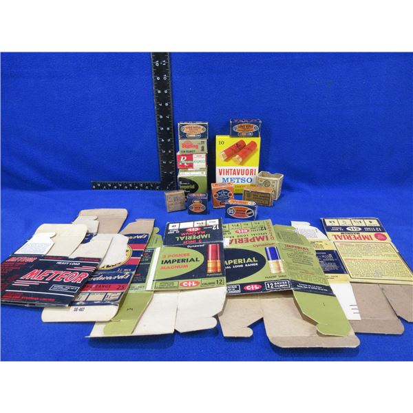 17 Assorted Empty Collector Ammo Boxes