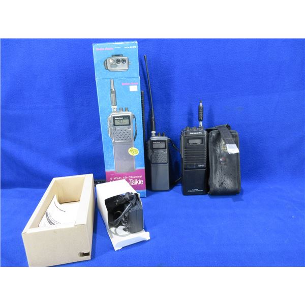 2 Walkie Talkies - Radio Shack TRC-232, Realistic TRC-221