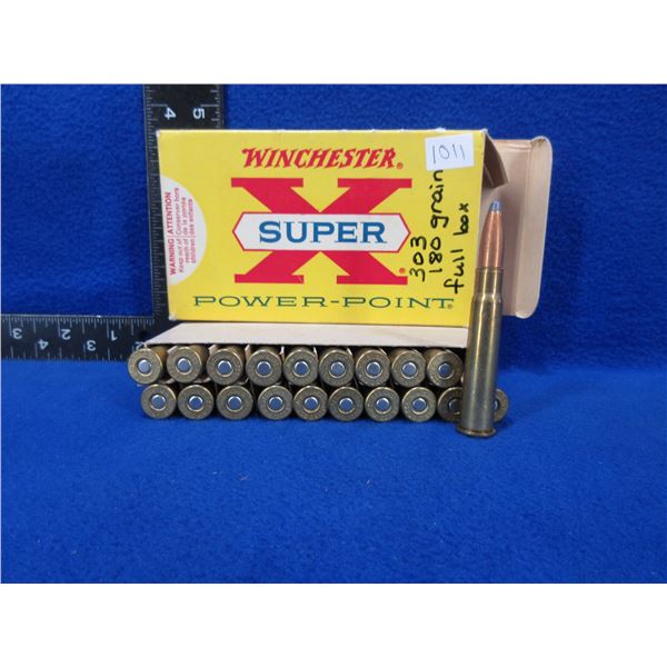 303 British 180gr SP PP Win. SuperX Cartridges - Box of 20