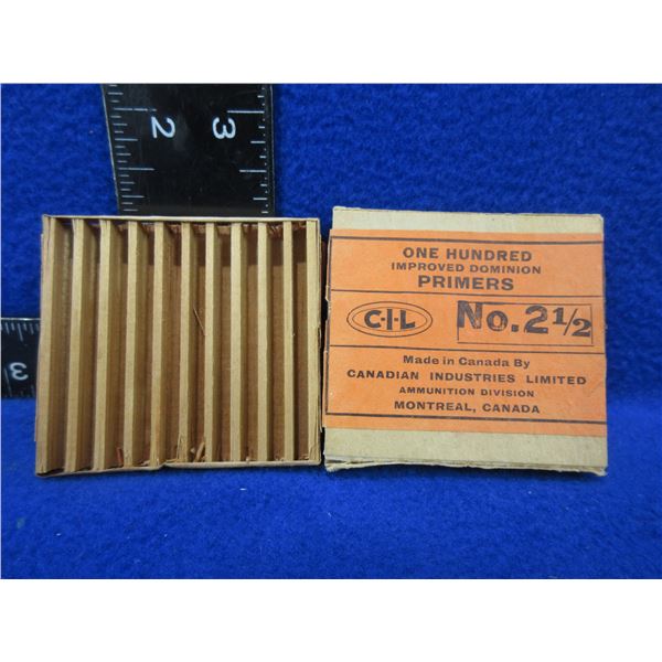 Cil Collector Box - Empty Box No. 2 1/2 CIL Primers