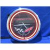 Image 1 : Corvette C54 Emblem Neon Wall Clock