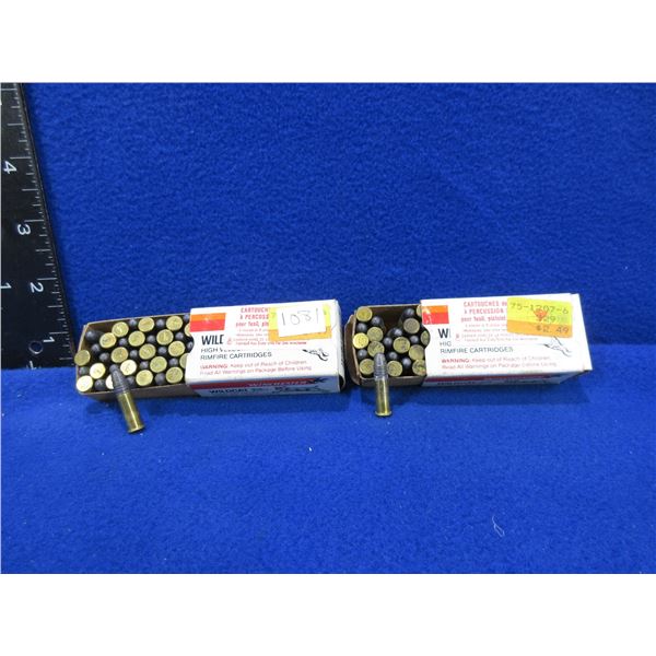22 LR HV Winchester Wildcat 22 Cartridges - 2 Boxes of 50