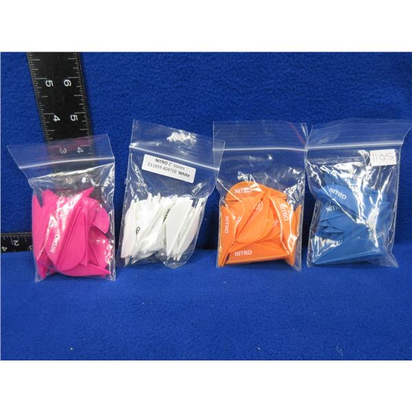 NEW - Pine Ridge Nitro 2" Vanes - 4 Packages