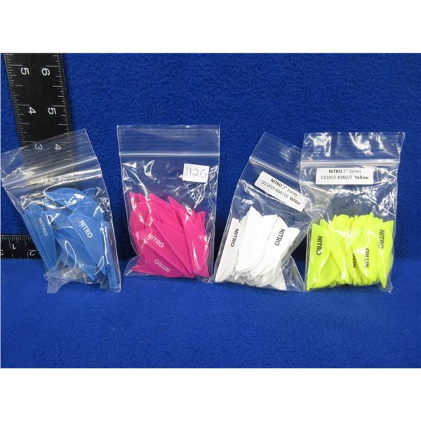NEW - Pine Ridge Nitro 2" Vanes - 4 Packages
