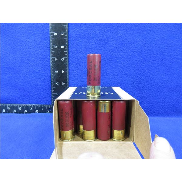 12 Ga 2 3/4" 00Buck Federal Shotshells - Box of 25