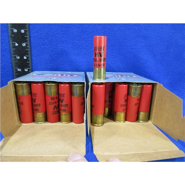 12 Ga 3" BB Shot Win. Xpert HV Shotshells - 2 Boxes of 25