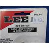 Image 2 : NEW - Lee 303 British Case Length Gauge & Shell Holder
