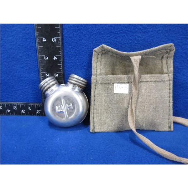 Dual Spout Oiler - Rifle Cleaning Metal Container with Bag