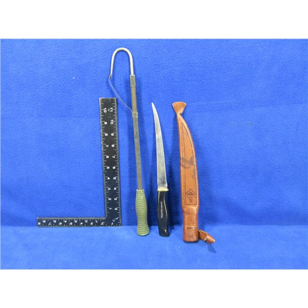 Fishing Gaff & Filet Knife