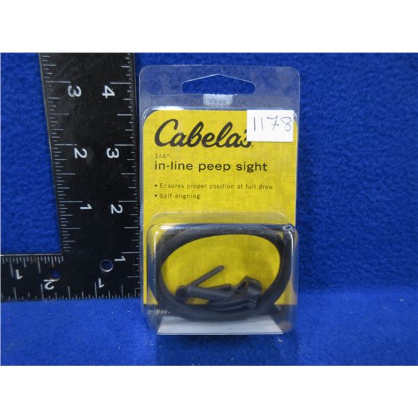 Cabela's 1/4" In-Line Archery Peep Sight