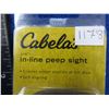Image 2 : Cabela's 1/4" In-Line Archery Peep Sight