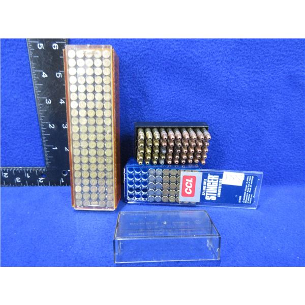 22 LR Cartridges - 185  Rounds Mixed