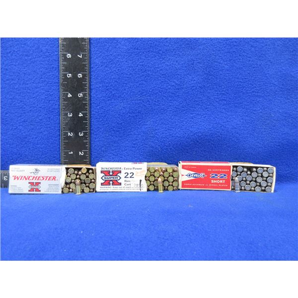 22 Short Cartridges - 3 Boxes of 139 Total