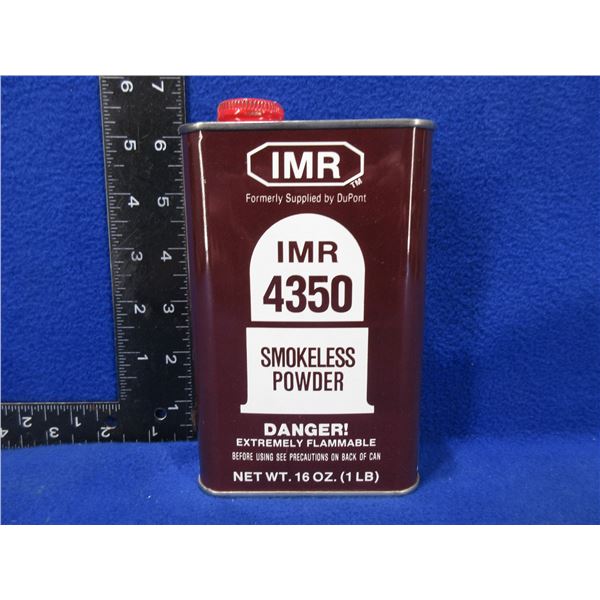 IMR 4350 Smokeless Powder - 172 grams including tin