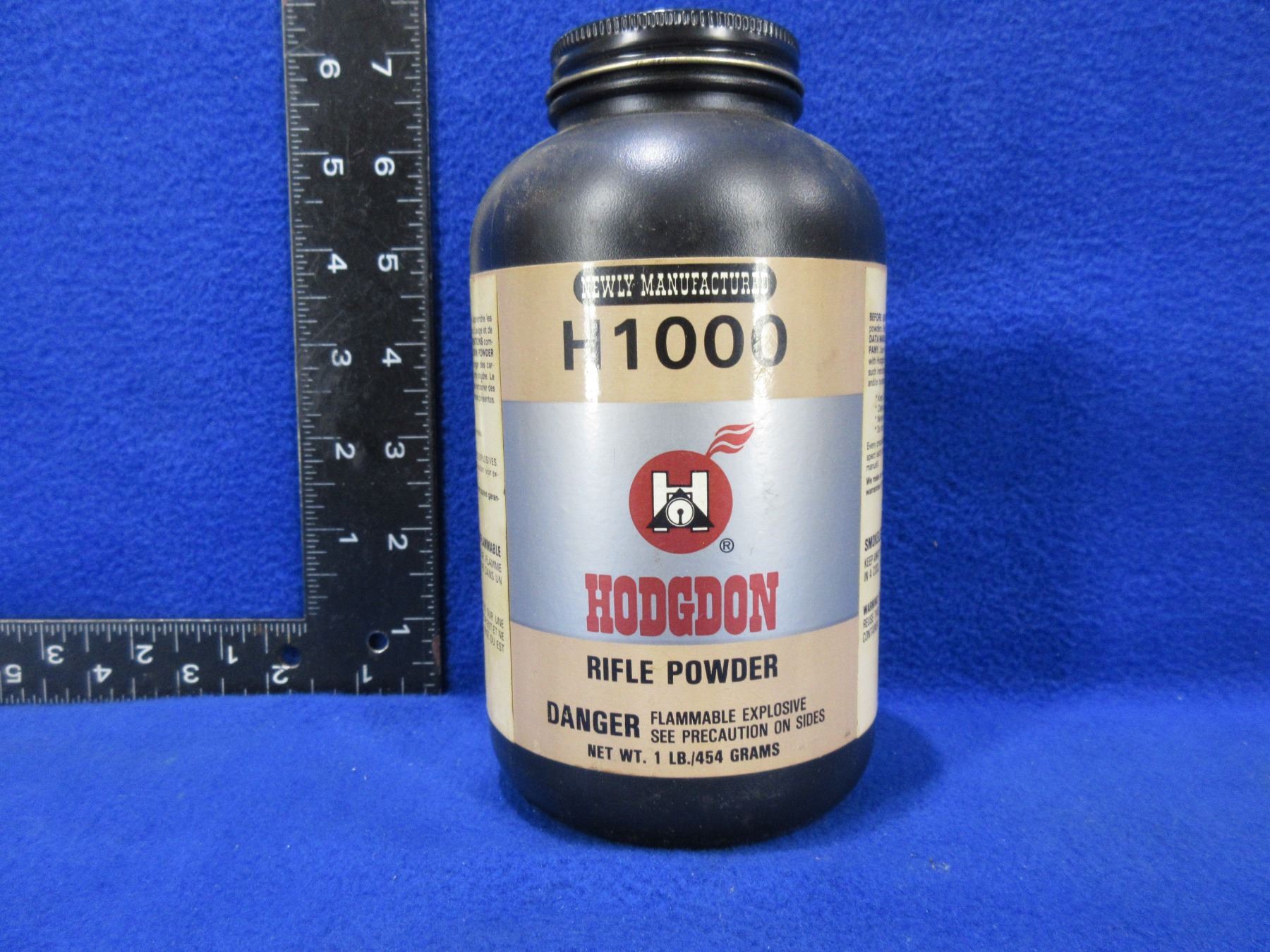 Hodgdon H1000 Rifle Powder - 172 grams including tub