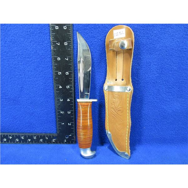 Fixed Blade Knife - Made in Finland - With Leather Sheath